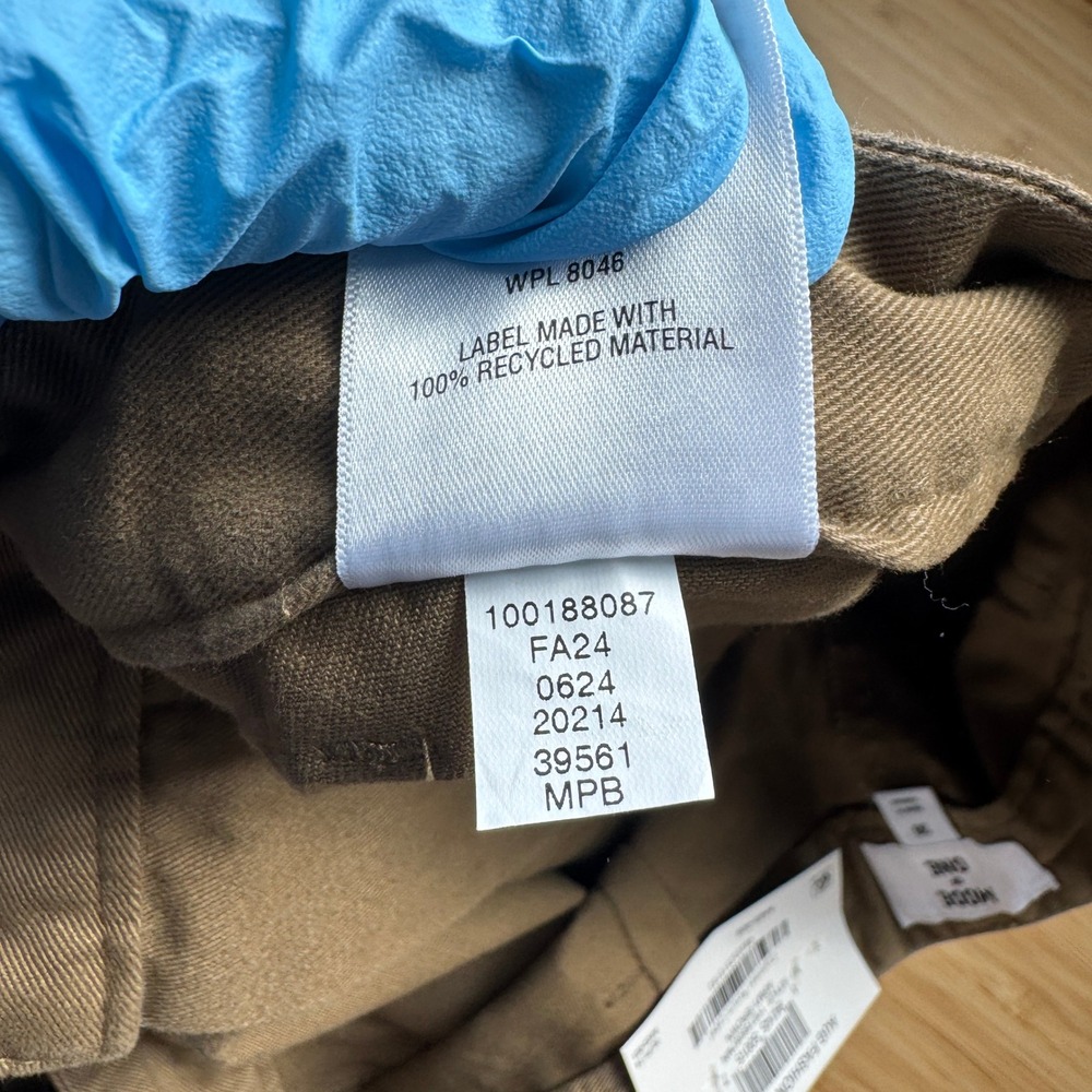 Mode Of One Mens Army Brown Relaxed Fit Straight Leg Utility Pants 30 - Picture 7 of 15